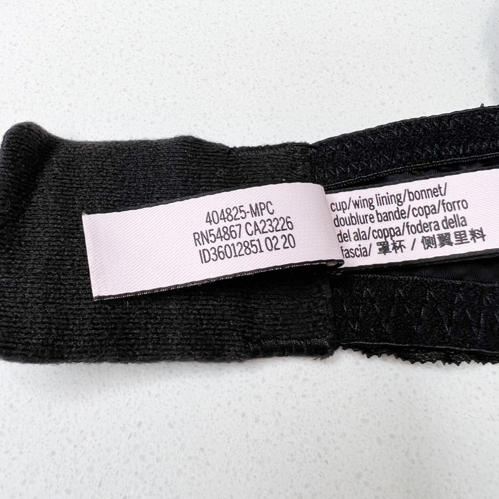 Victoria's Secret BraT-Shirt Lightly Lined Demi Black - Picture 6 of 7